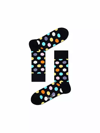 HAPPY SOCKS | Damen Socken BIG DOT 36-40 black | 